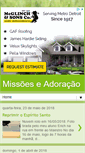 Mobile Screenshot of missoeseadoracao.net
